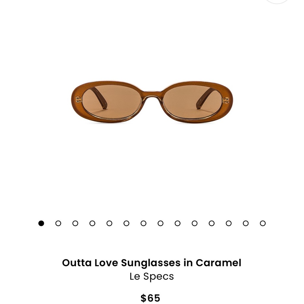 Le specs outta love sunglasses NEW